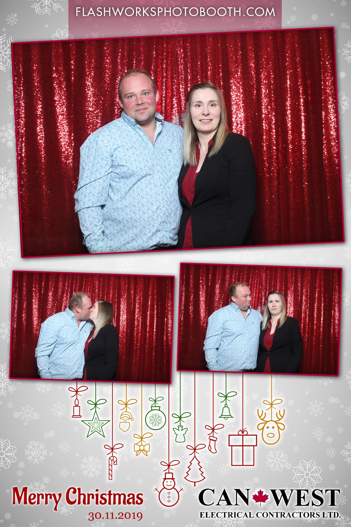 Can West Christmas Party | View more photos from the event at gallery.flashworksphotobooth.com/u/FlashworksPhotoboothInc/Can-West-Christmas-Party